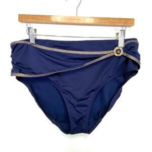 PrimaDonna Swim Clair De Lune Bikini Brief US Size XL Hi Rise Blue Moon Riviera